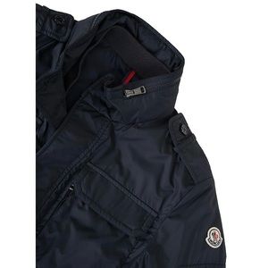 Men’s Moncler Jonathan Giubbotto Field Jacket Blue Size 4 (medium)